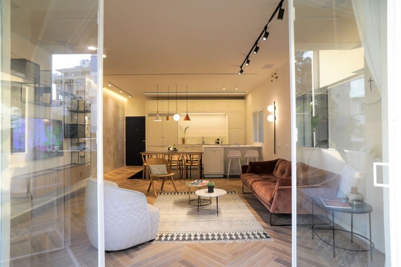 Скандинавский стиль в приморской квартире в Тель-Авиве