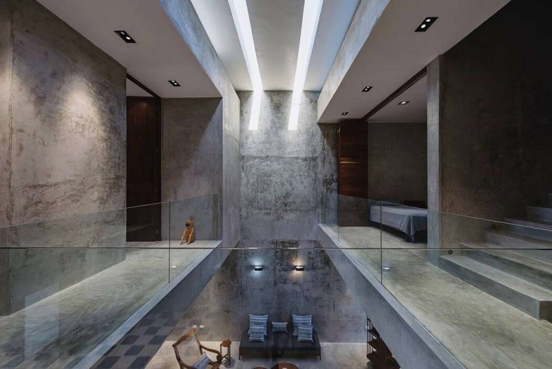 Бетонный пляжный дом на побережье Юкатана в Мексике Бетонный пляжный дом на побережье Юкатана в Мексике