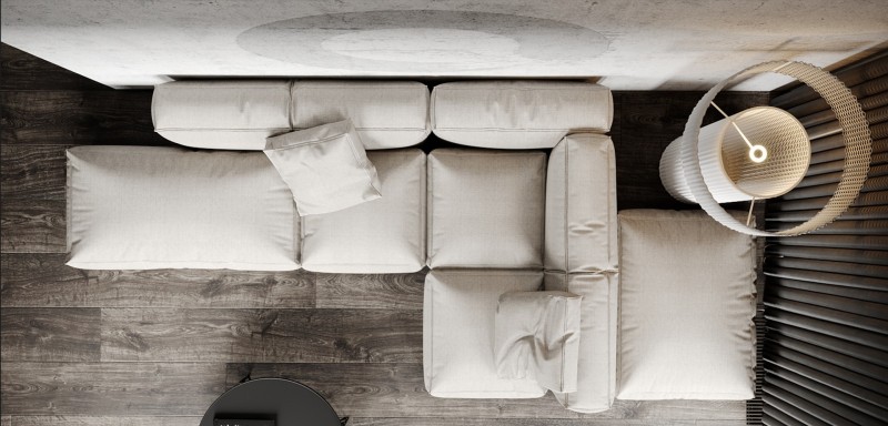 Дизайн-проект квартиры в стиле "брутализм"