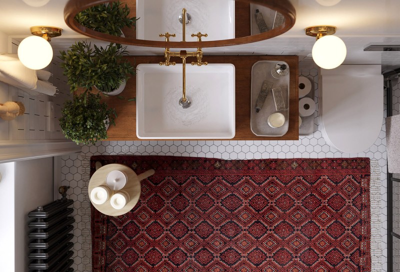 Эклектичный интерьер в скандинавском стиле