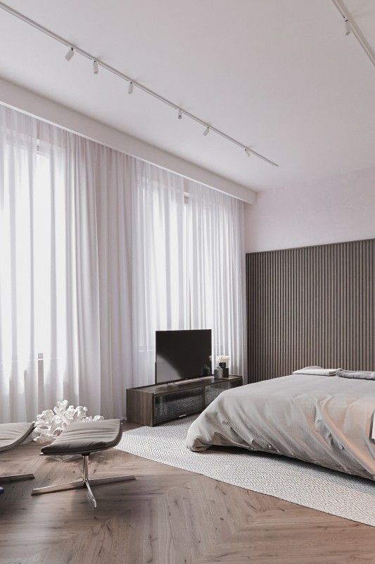 Интерьер квартиры в пастельных тонах