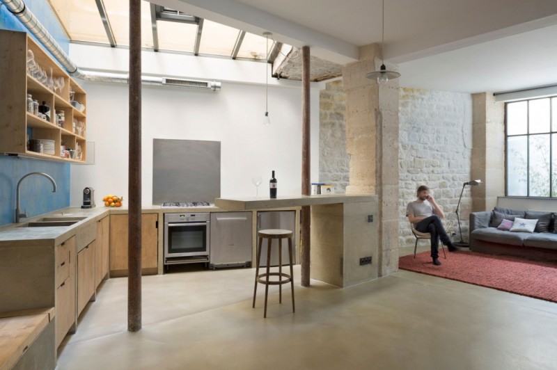 Интерьер лофта в Париже Интерьер лофта в Париже