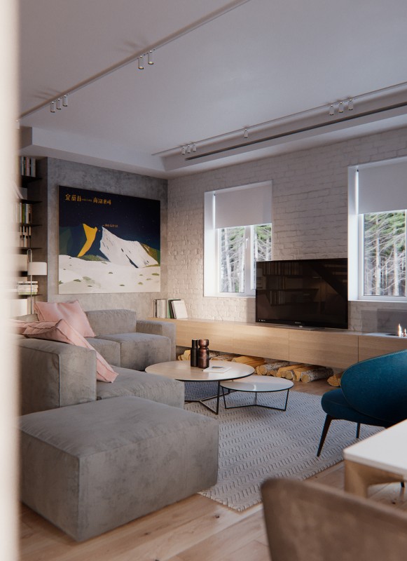 Интерьер уютного коттеджа Интерьер уютного коттеджа