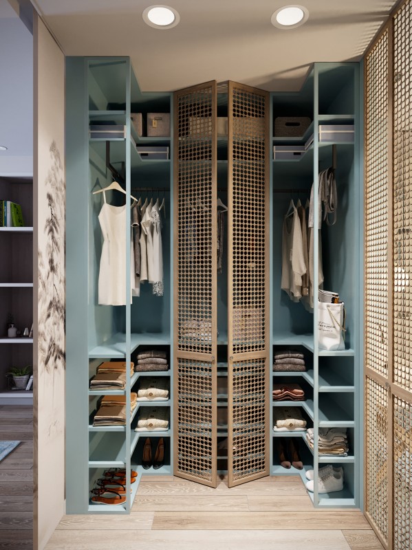 Просторные апартаменты, оформленные в пастельных тонах