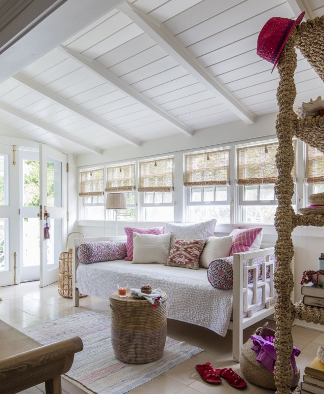 Эклектичный интерьер особняка на острове Харбор, Багамы