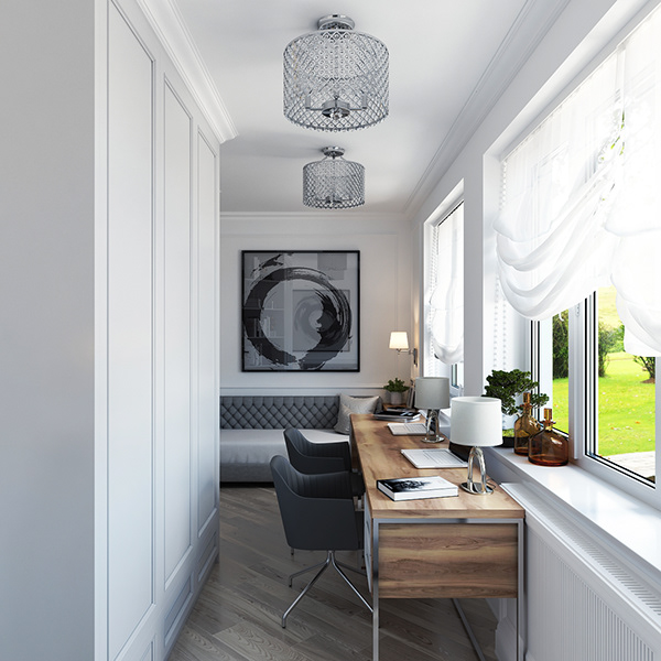 Интерьер квартиры в неоклассическом стиле