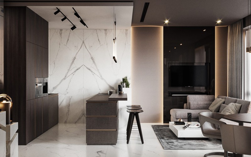 Компактная квартира для семьи с ребенком