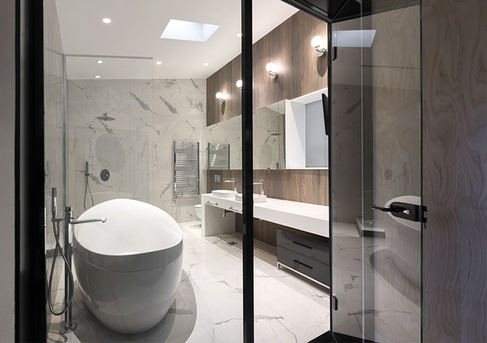 Открытая планировка просторной квартиры в Белграде