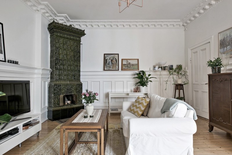 Апартаментыы в скандинавском стиле в Гётеборге, Швеция