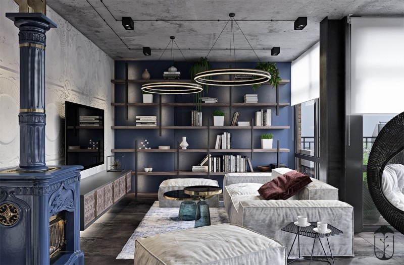 Двухуровневая квартира в Вильнюсе, Литва