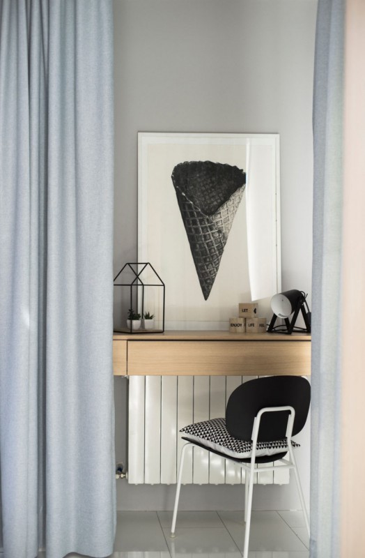 Функциональный интерьер квартиры в Софии, Болгария