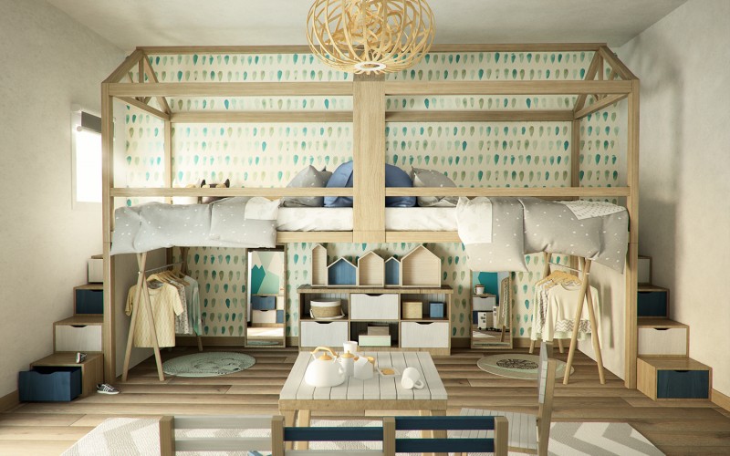 Проект дома для молодой семьи в Мадриде