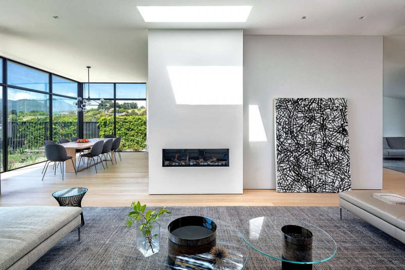 Современный одноэтажный дом, расположенный в Милл-Вэлли, Калифорния