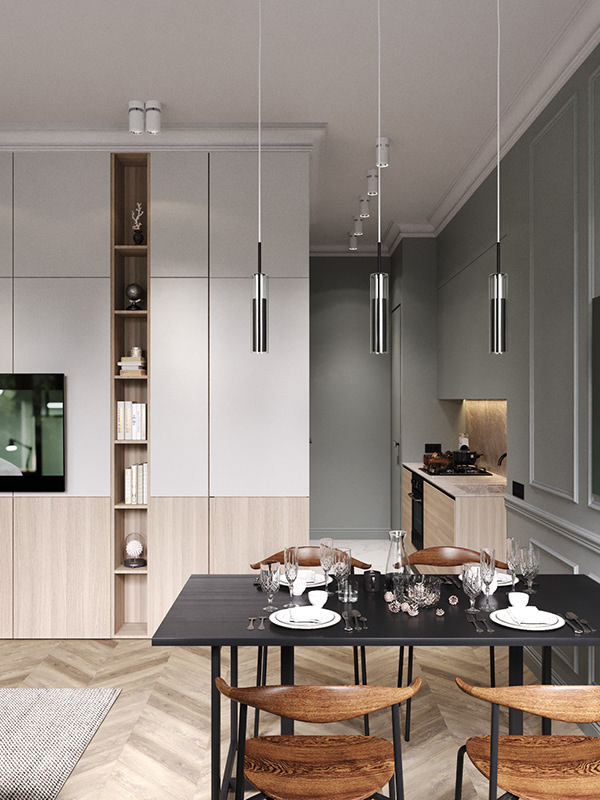 Стильные апартаменты для молодой пары