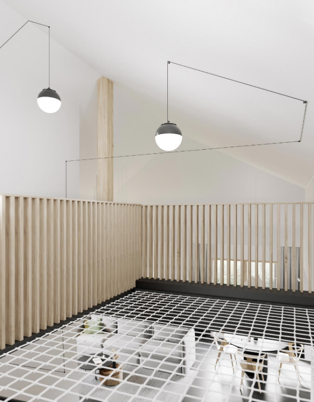 Умеренно аскетичное пространство для молодой семьи с двумя детьми Умеренно аскетичное пространство для молодой семьи с двумя детьми