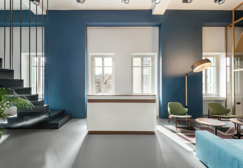 Офис с видом на Акрополь в центре Афин, Греция