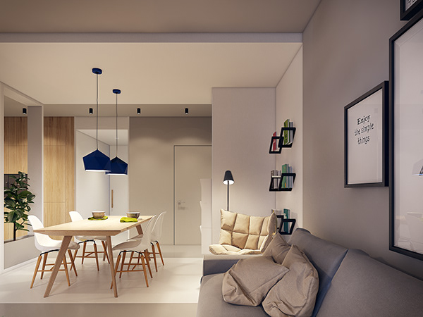 Проект уютной светлой квартиры Проект уютной светлой квартиры