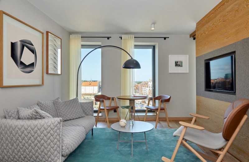 PURO Gdansk - смелый, живой и красочный отель, расположенный в Гданьске, Польша