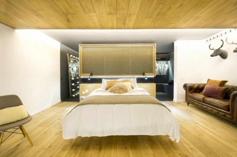 Живая зелень в интерьере лофта Живая зелень в интерьере лофта