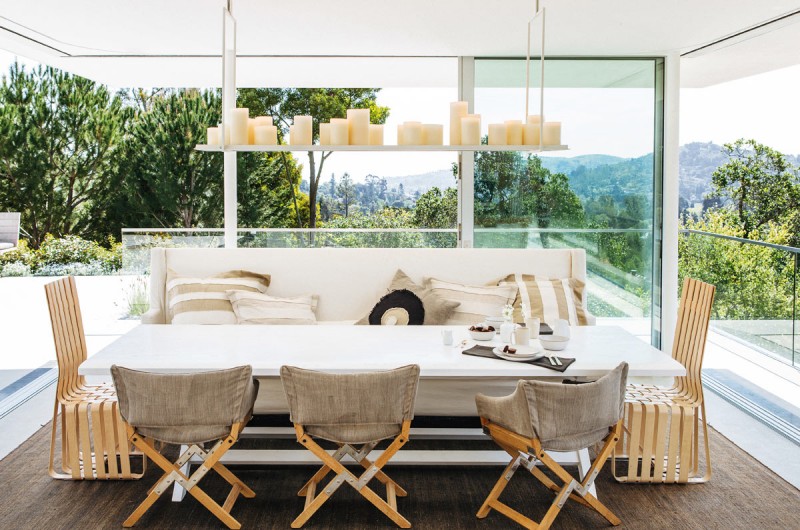 Дом на склоне холма в Ларкспуре, Калифорния