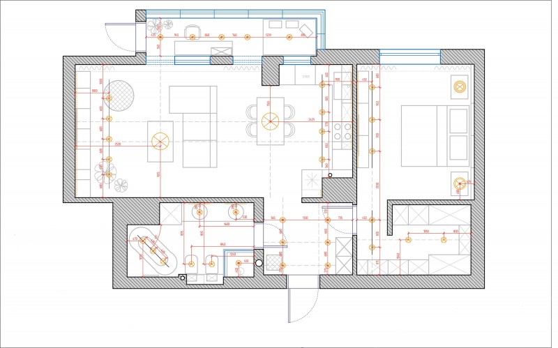 Интерьер квартиры в светлых тонах