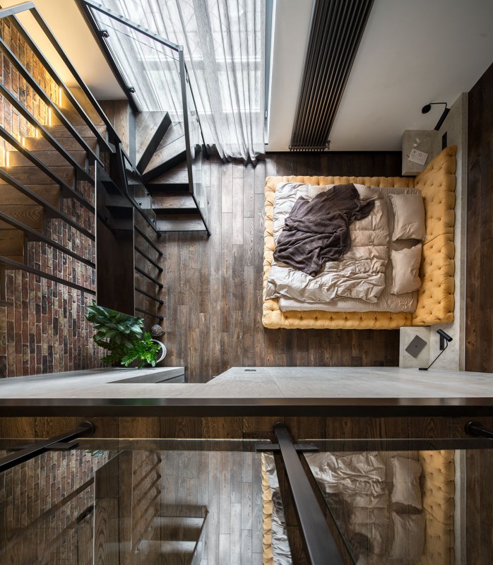 Интерьер трехуровневой квартиры Интерьер трехуровневой квартиры