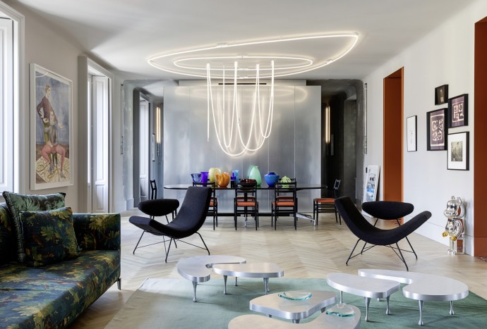 Квартира дизайнера Лучано Джорджи в Милане