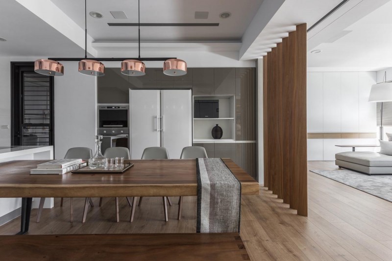 Интерьер апартаментов в городе Таоюань, Тайвань Интерьер апартаментов в городе Таоюань, Тайвань