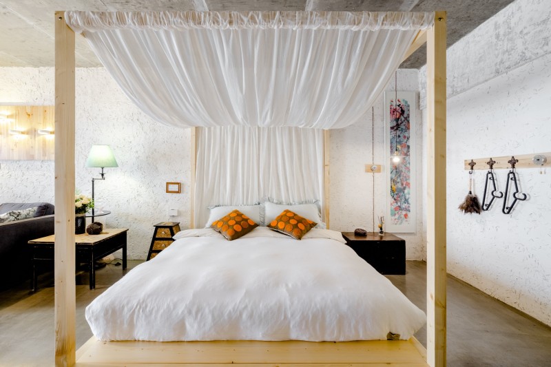 Интерьер компактной студии в Китае