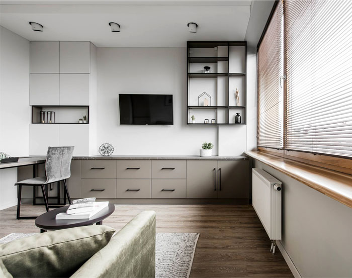 Интерьер литовской квартиры в мягких пастельных тонах