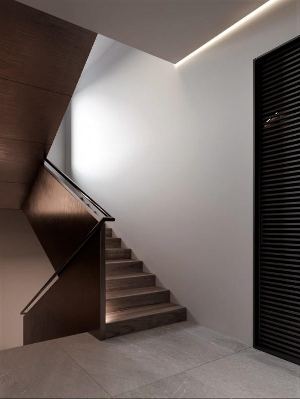 Контрастный дизайн интерьера