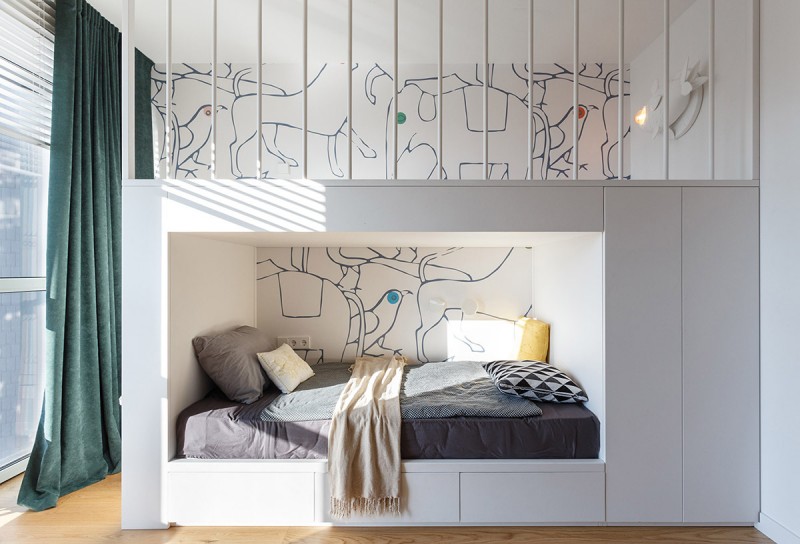 Квартира в теплых тонах