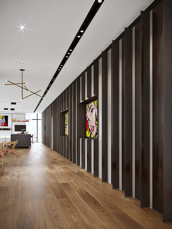 Пентхаус в стиле "поп-арт"