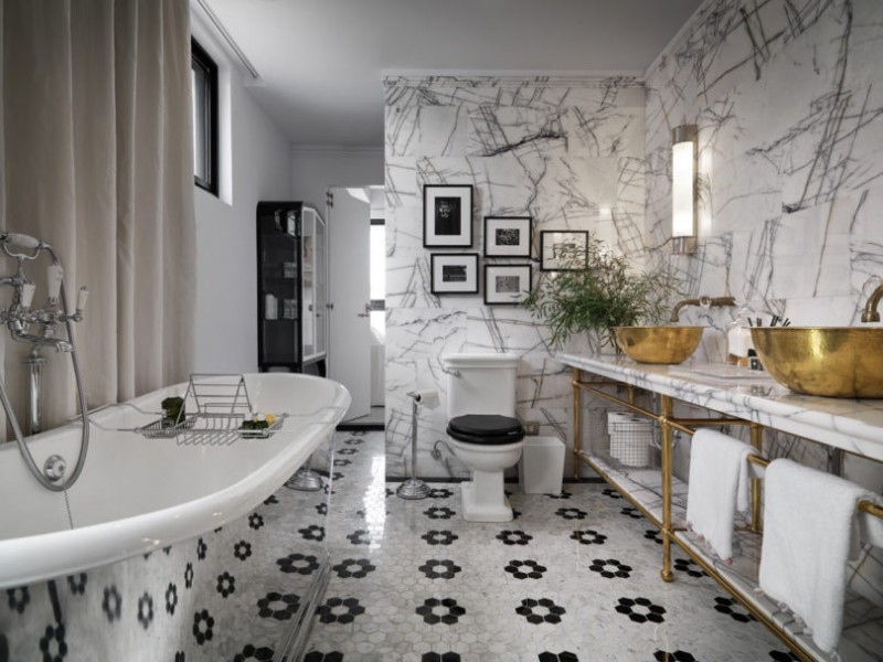 Современная квартира в Тайбэе площадью 132 м2