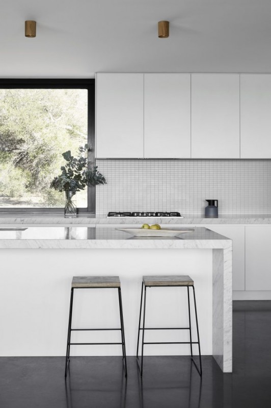 Дом, спроектированный в виде двух павильонов, в Виктории, Австралия