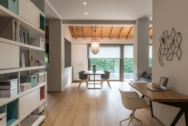 Интерьер апартаментов с элементами скандинавского стиля в Трикала, Греция