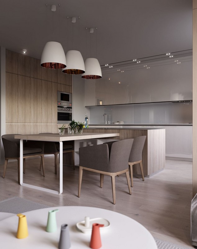 Интерьер квартиры в бежевых тонах Интерьер квартиры в бежевых тонах