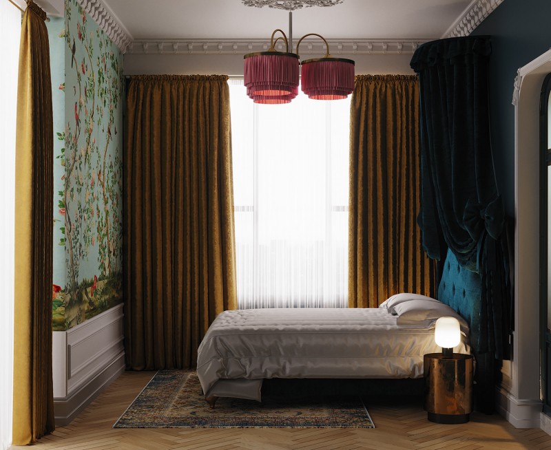 Яркие апартаменты в неоклассическом стиле