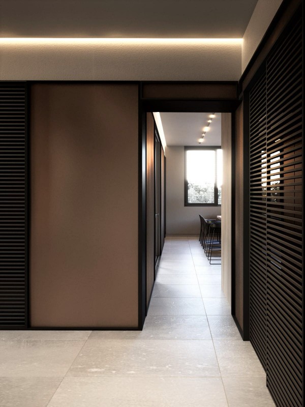 Контрастный дизайн интерьера