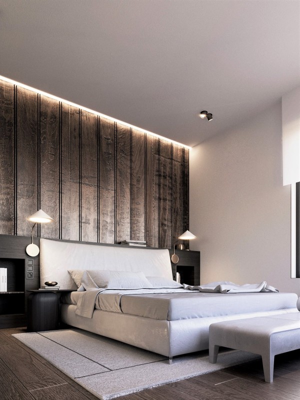 Контрастный дизайн интерьера