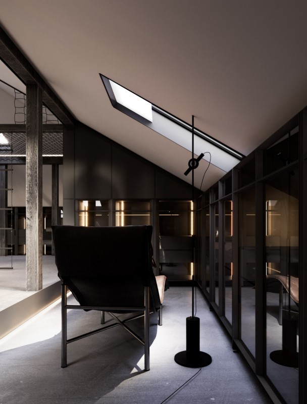 Контрастный дизайн интерьера