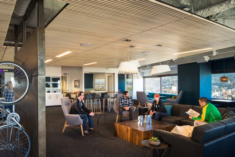 Офис компании Digital Intelligence New Relic в Портленде, штат Орегон