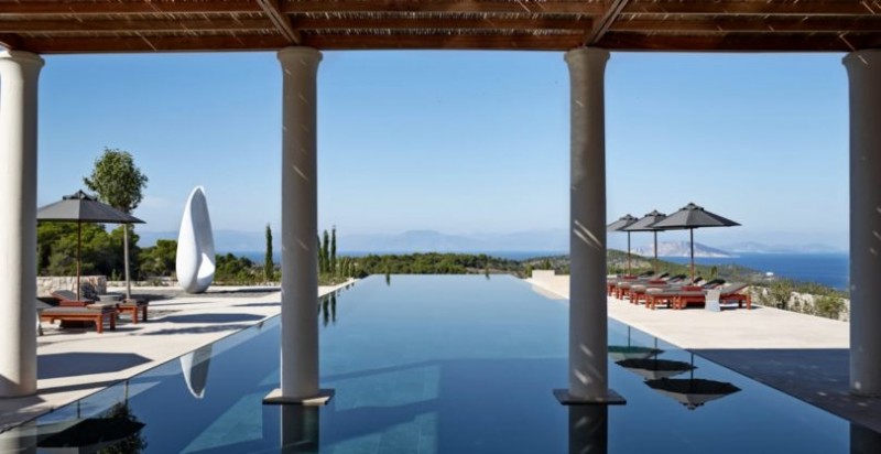 Отель Amanzoe в Арголиде, Греция