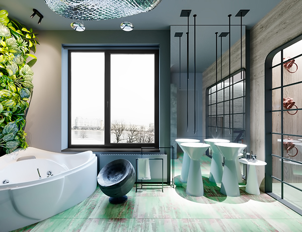 Проект лофта для молодой пары