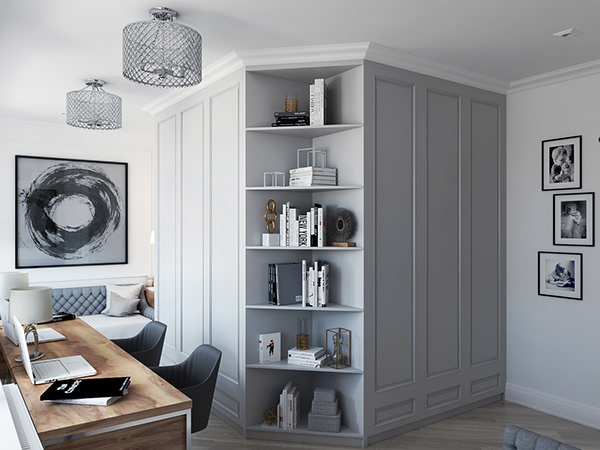 Интерьер квартиры в неоклассическом стиле