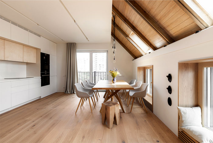 Мансардные апартаменты для молодой семьи Мансардные апартаменты для молодой семьи