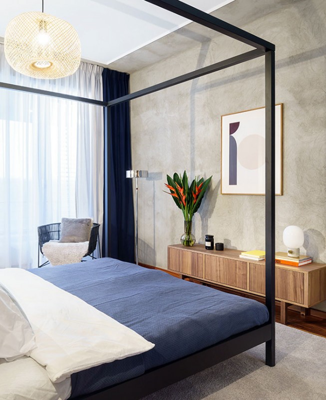 Смелые цвета и лаконичные формы в интьерьере квартиры в Бухаресте, Румыния Смелые цвета и лаконичные формы в интьерьере квартиры в Бухаресте, Румыния