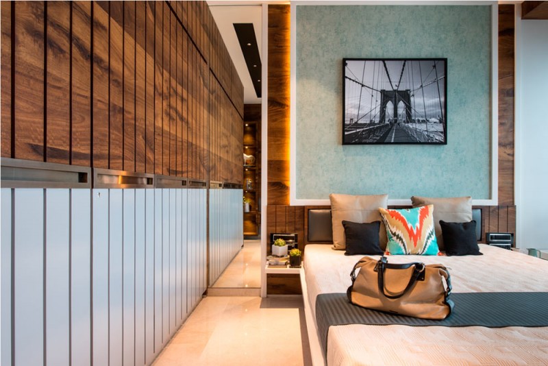 Апартаменты, состоящие из двух объединённых квартир в Мумбаи, Индия