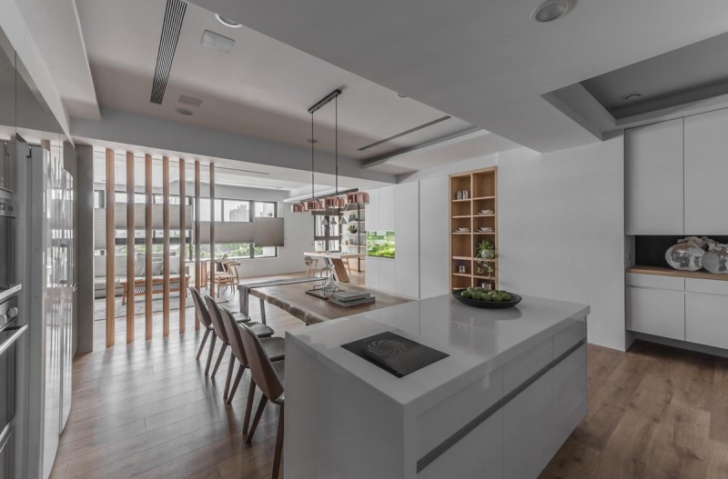 Интерьер апартаментов в городе Таоюань, Тайвань Интерьер апартаментов в городе Таоюань, Тайвань