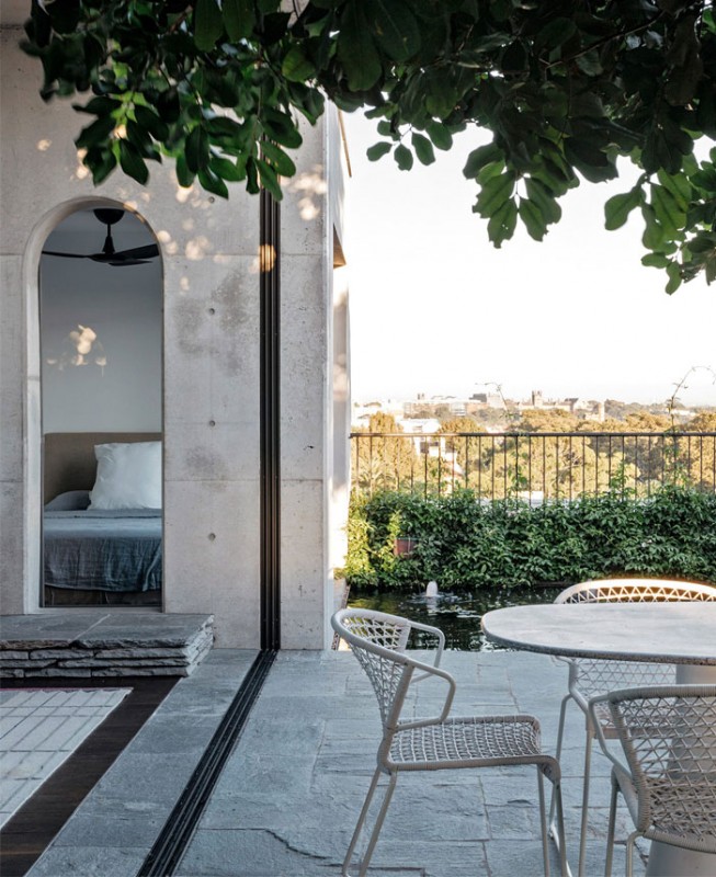 Интерьер кливлендской резиденции на крыше